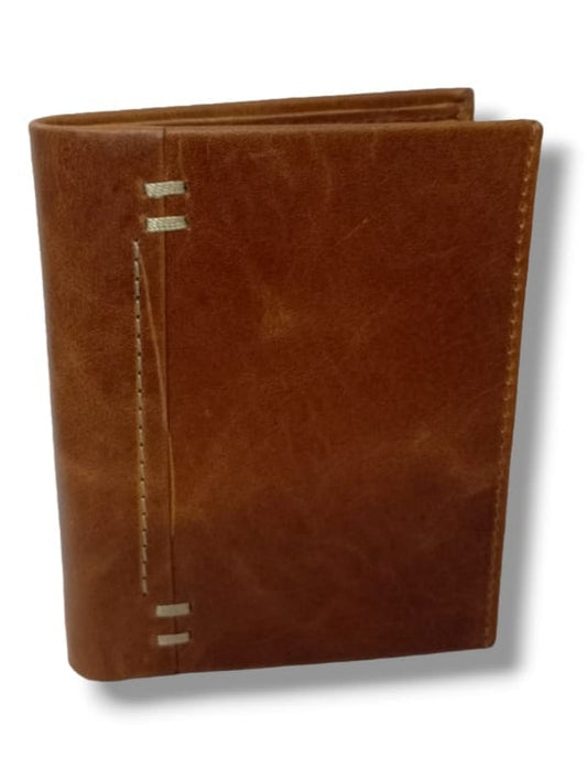 Brown Slim Multi-Pocket Leather Wallet for Men – Compact and Stylish Design | Genuine Leather with RFID Blocking | Minimalist Wallet for Organized Everyday Use