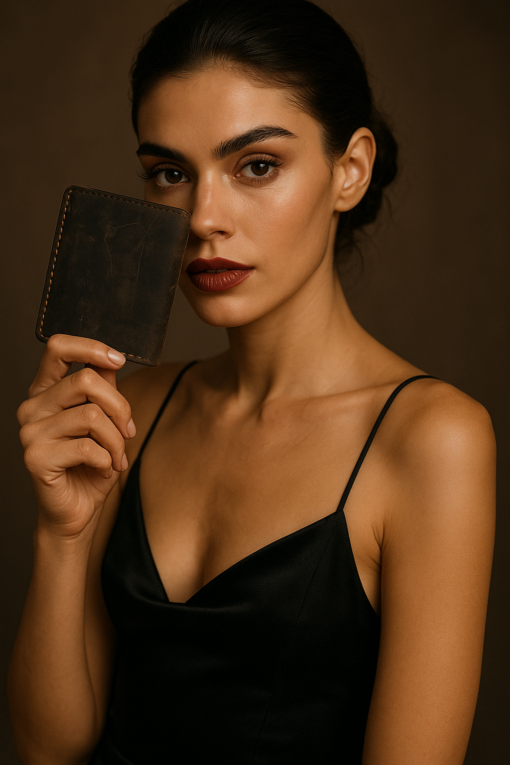 Brown Genuine Leather Men’s Wallet – Slim & Stylish Bi-Fold | Unique Craftworks