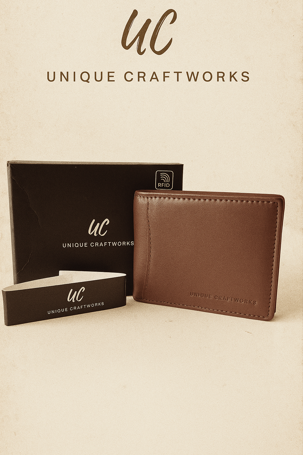 Men’s Premium Brown Genuine Leather Wallet – Multi-Pocket Design with Strap Closure & Zip Pocket, Ideal for Secure Organization of Cards, Cash & ID – Stylish & Durable Leather Wallet for Everyday Use