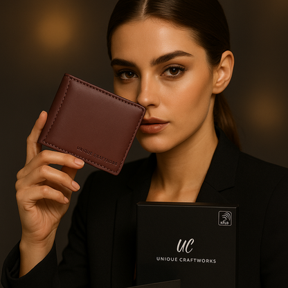 Brown Leather Wallet – Slim, Durable & Stylish Bifold for Men & Women