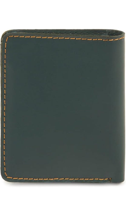 Elegant Green Genuine Leather Men's Wallet with Multiple Card Slots and Coin Pocket – Compact and Stylish with RFID Blocking, Perfect for Everyday Use, Ideal Gift for Men Who Value Function and Style