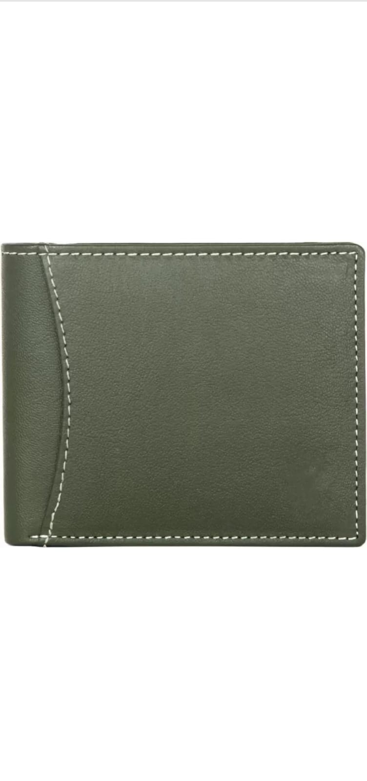 Premium Green Genuine Leather Men’s Wallet with Multiple Card Slots and Coin Pocket – Slim and Stylish Design with RFID Protection, Ideal for Everyday Use and Special Gift for Men