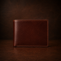 Brown Slim Multi-Pocket Leather Wallet for Men – Compact and Stylish Design | Genuine Leather with RFID Blocking | Minimalist Wallet for Organized Everyday Use