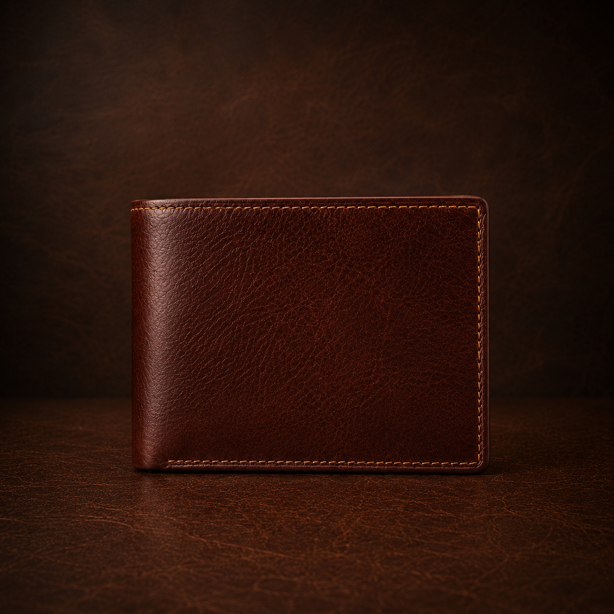 Brown Slim Multi-Pocket Leather Wallet for Men – Compact and Stylish Design | Genuine Leather with RFID Blocking | Minimalist Wallet for Organized Everyday Use