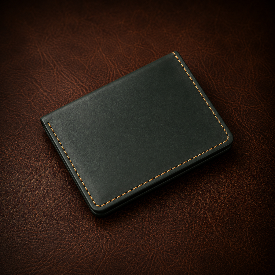 Green Multi-Pocket Leather Men's Wallet – Stylish, Durable, and Spacious Wallet for Everyday Use | Genuine Leather Wallet with RFID Blocking | Ideal Gift for Men – Classic Bifold Wallet Design