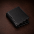 Men's Black Genuine Leather Wallet – Stylish Slim and Durable – RFID Blocking, Multi-Card Slots, Sleek and Timeless for Everyday Use, Ideal Gift for Men – Premium Quality Leather