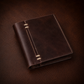 Classic Brown Leather Multi-Pocket Wallet - Ample Storage for Cards, Cash & Coins | Durable, Stylish Bi-Fold Design with RFID Blocking | Ideal for Men’s Daily Use & Gifting