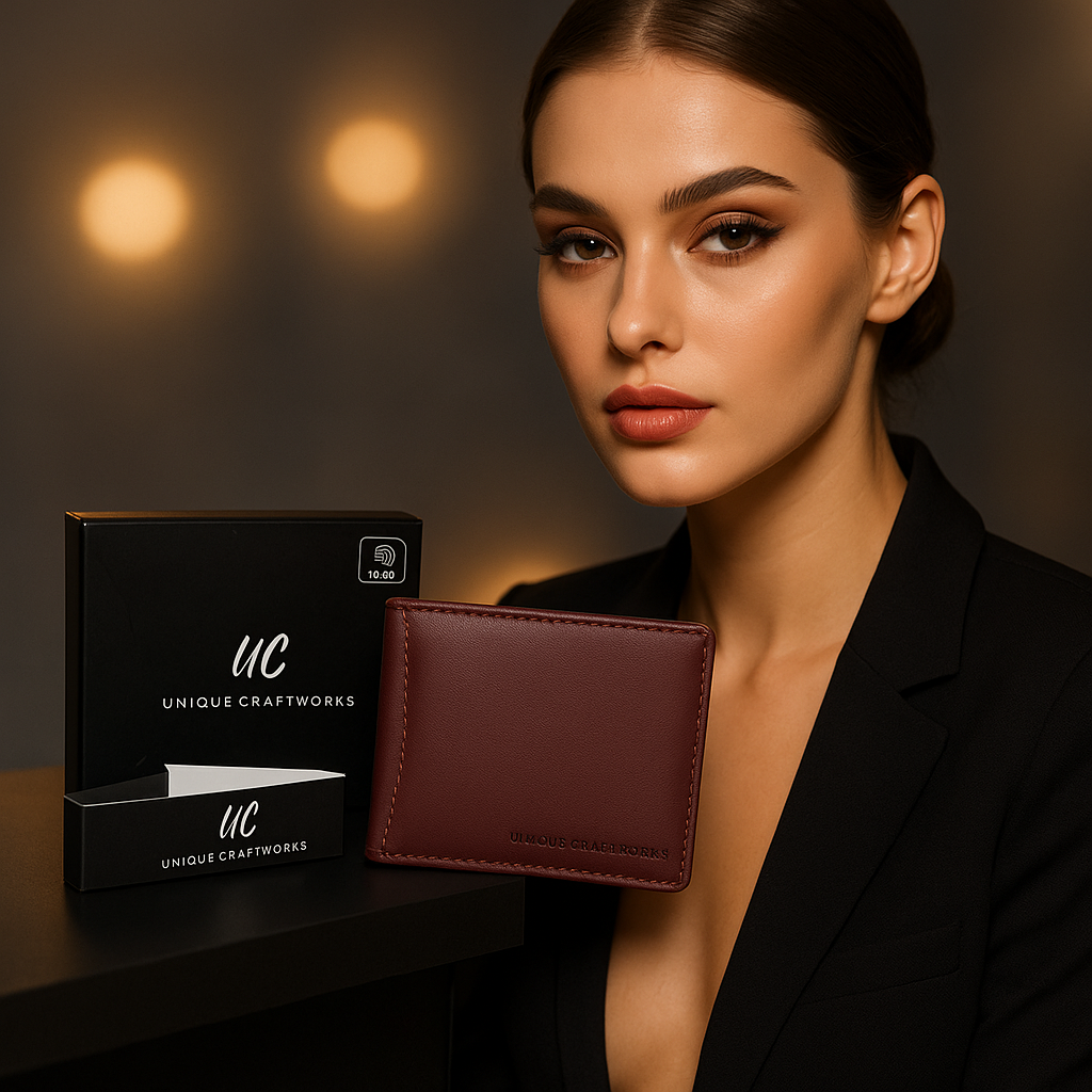 Brown Leather Wallet – Slim, Durable & Stylish Bifold for Men & Women