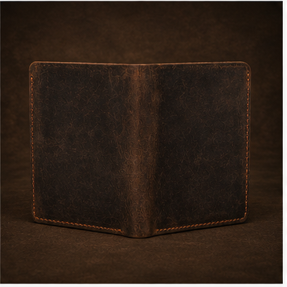 Classic Leather Bi-Fold Wallet for Men - Slim & Stylish Design with Ample Card and Cash Storage | Durable, High-Quality Leather | RFID Protection | Ideal for Daily Use & Gifting